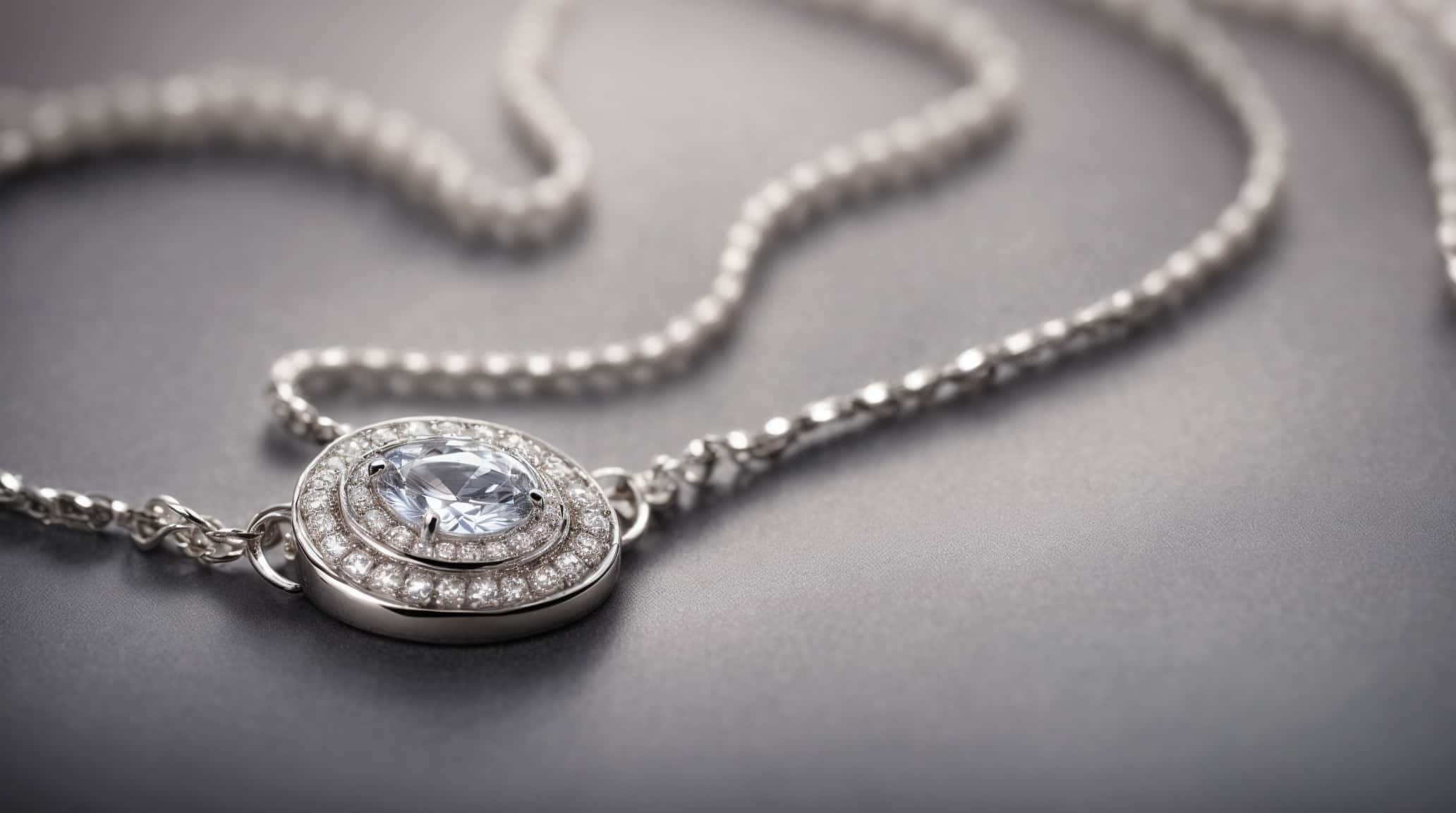 elegant silver necklace